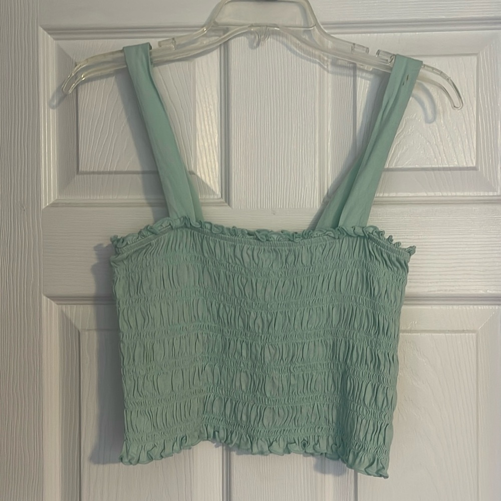 Seafoam green, American Eagle top size medium